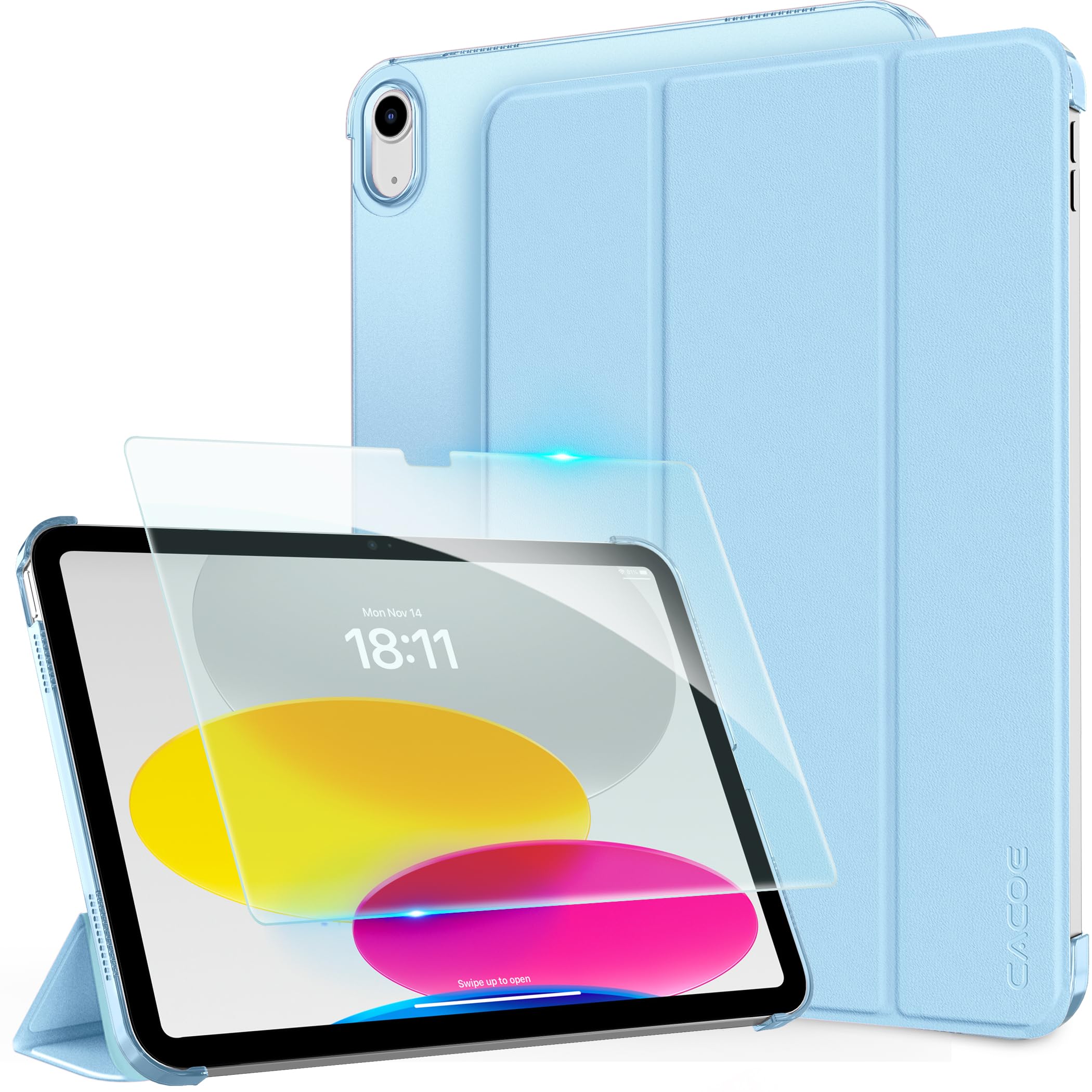 楽天市場】[iPad 11世代 10世代 ケース ガラスフィルム セット]CACOE