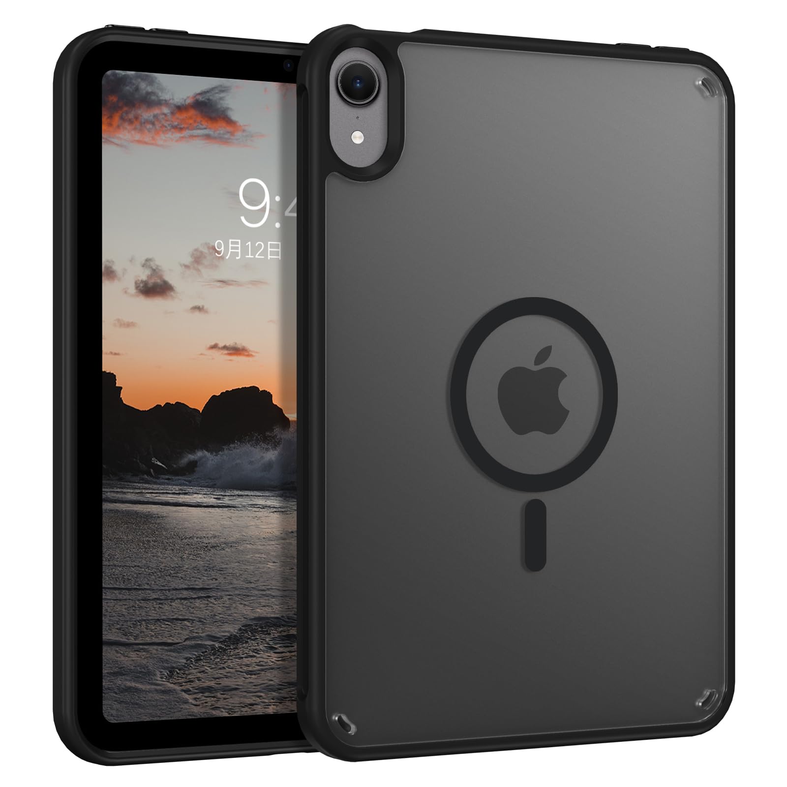VENINGO iPad mini 7 入れもの (A17 Pro 2024 第7時人) iPad mini6 入れもの (2021 第6時人) 耐衝撃 半澄み切った 黄変押しとどめる 指紋押しとどめる MagSafe相応う 磁石積み上げる 薄型 引っ敷き入眼 原則として感 着脱飾り気の無い ホンブルグ帽一こま パソコン ハ