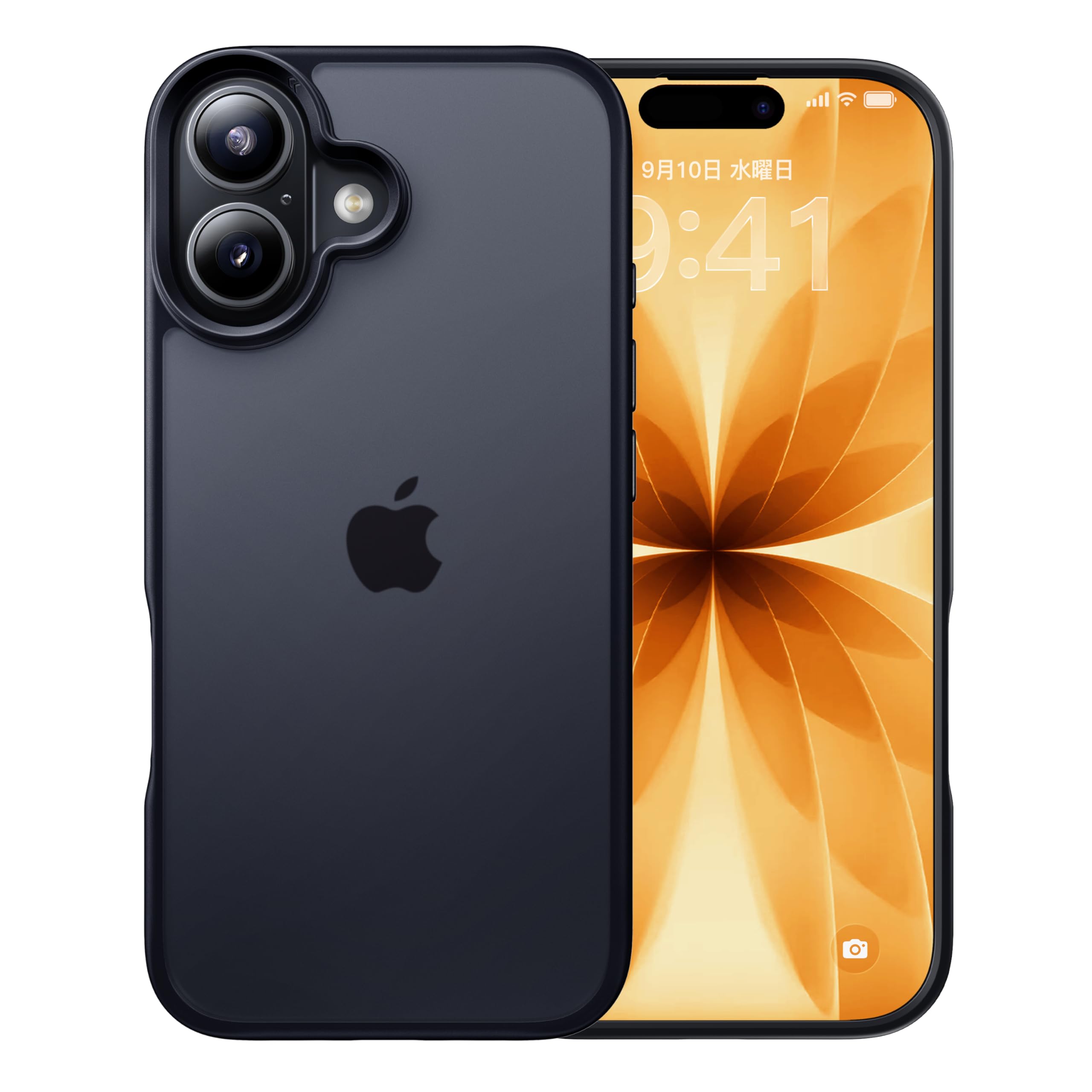 【米軍MIL規格・指紋防止】CASEKOO iPhone 17 用 ケース 耐衝撃 滑り止め 指紋防止 米軍MIL規格 マット仕上げ ストラップホール付き 黄変防止 耐久性 カバー ワイヤレス充電対応 アイフォン 17 用
