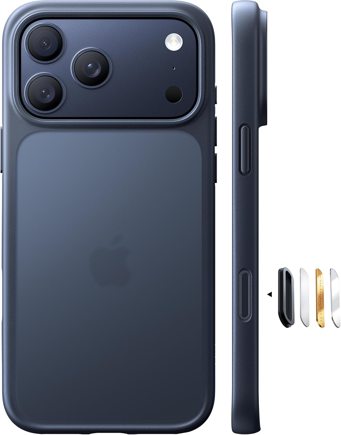 TORRAS iPhone17Pro 用 ケース 【米軍規格 3倍耐衝撃 半透明】 マット カメラコントロール保護 ストラップホール付き ワイヤレス充電対応 MagSafe非対応 滑り止め 指紋防止 For いPhone17Pro ケース 6.3｜WES STORE