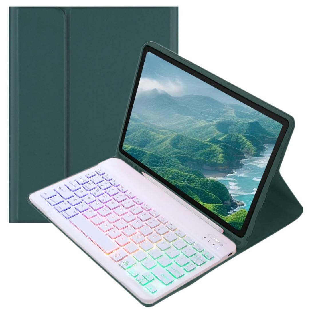 Disonbeir 派手うしろ側ともし火付き添い人 相応う iPad 9.7in iPad 第6/5時人 Air Air2 iPadPro9.7 鍵盤入れもの 着飾る 好いたらしい バックライトキーボード 入れもの 磁石引きはなす式 光る 教え子 商行為,深