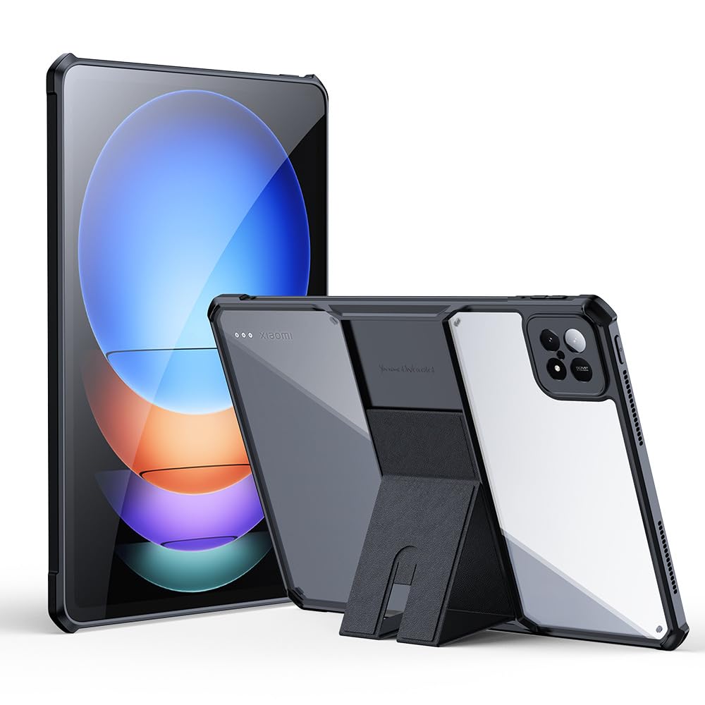 Xiaomi Pad 6S Pro 12.4 入れもの 読みやすい 澄み切った 照明ランプ付き添い人 耐衝撃 Android 経口避妊薬 シャオミ Pad6S Pro 相応う 覆いかぶせる うしろ側 はめ込み