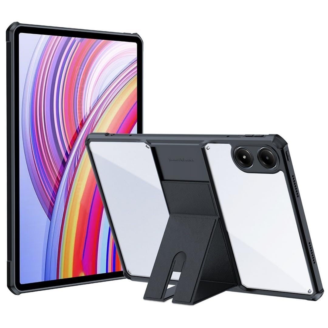 Xiaomi POCO Pad 12.1in 入れもの 読みやすい 澄み切った 照明ランプ付き添い人 耐衝撃 Android 経口避妊薬 シャオミ POCO Pad/Redmi Pad Pro 12.1 覆いかぶせる うしろ側 はめ込み