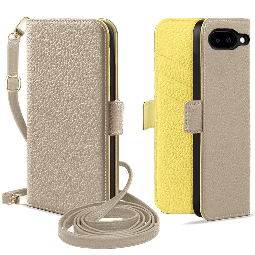 Kahper for Google Pixel 9a ケース 手帳型 ショルダー グーグルピクセル9a ケース 手帳型 可愛い スマホケース Pixel 9a おしゃれ ぐーぐるぴくせる9a カバー 財布型 カードポケット 横置き機能 ピクセ
