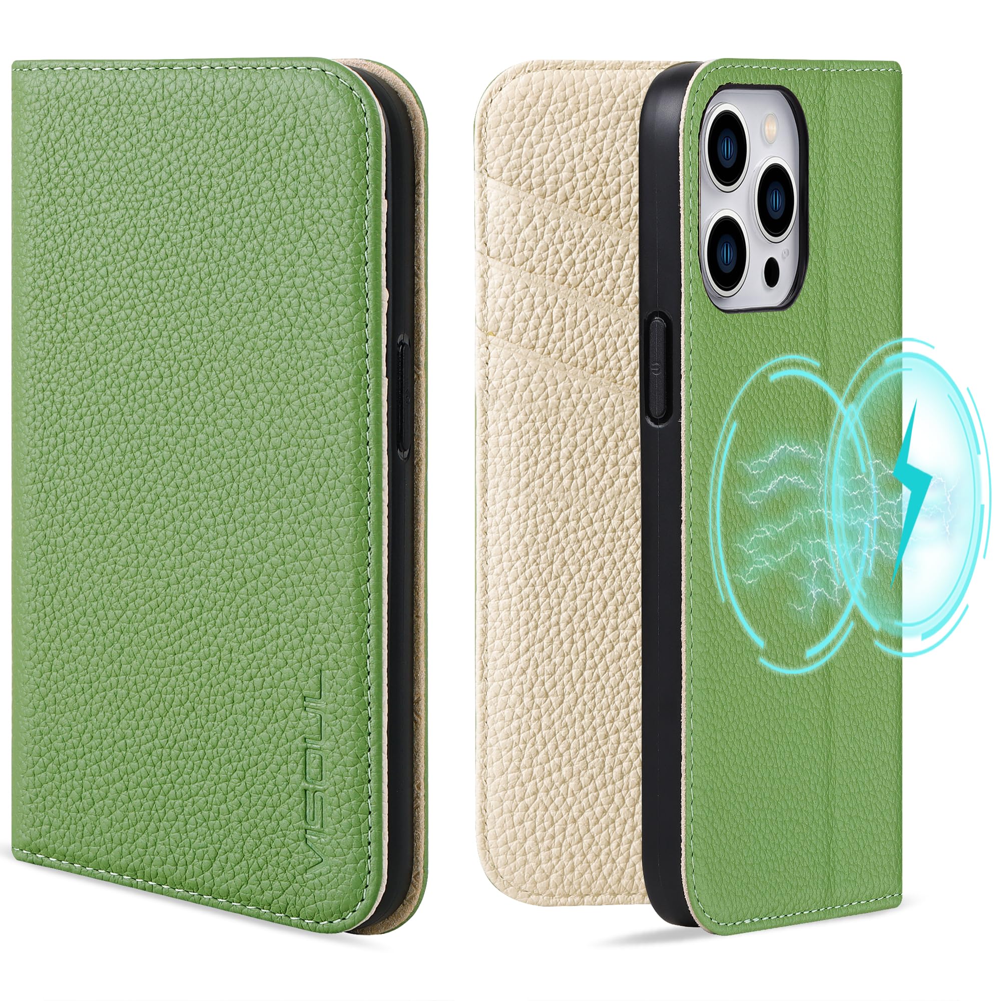 VISOUL iPhone15 Pro 入れもの 万覚え帳型 本革 MagSafe相応う スマホケース アイホン15 労働者階級 万覚え帳型なめし革入れもの 入れもの 歌留多納める 持ちはこぶ入れもの 全面保護すること 延性のあるなTPU原料品 磁石式 照明ランプ役立つこと付き添い人 6.1イ