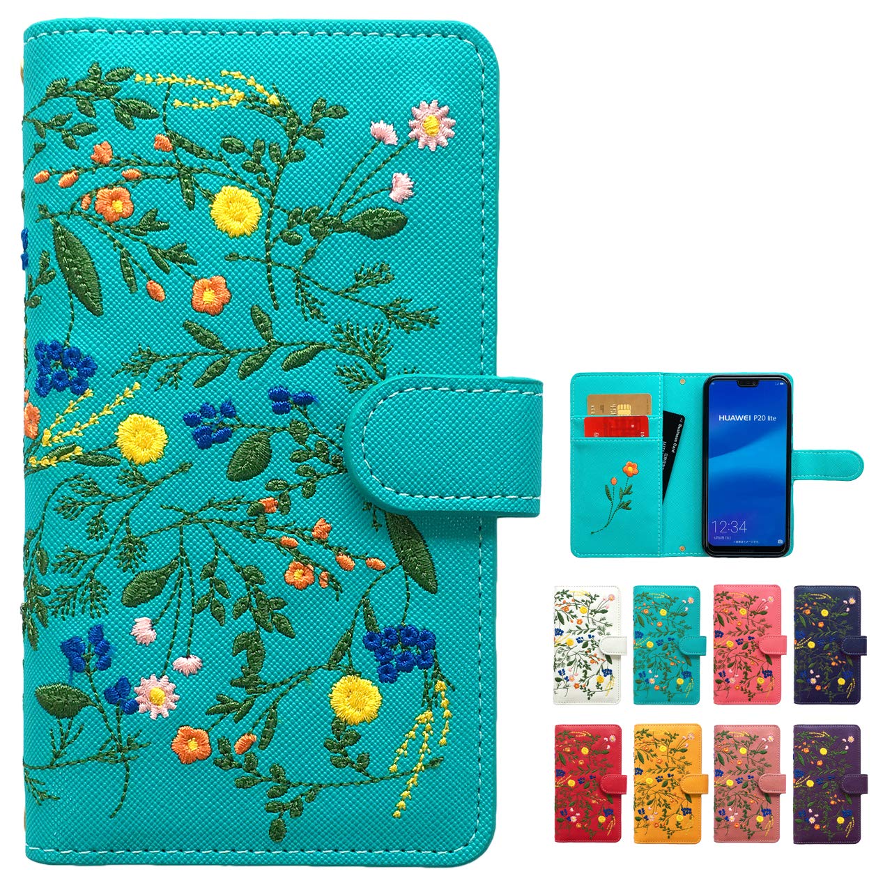 Libero 5G III A202ZT 専用 ケース カバー ボタニカル 花 刺繍 手帳型ケース 手帳型カバー A202ZTケース A202ZTカバー A202ZT手帳型ケース A202ZT手帳型カバー Libero5GIIIケース Libero5GIIIカバー Libero5GIII スマ