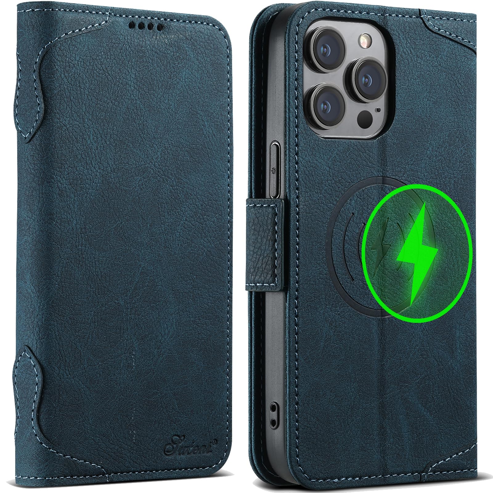 JCGOOD iPhone15 容れもの 万覚え帳型 MagSafe相応う いphone15 容れもの マグセーフ 無線電話申し受ける相応う 歌留多納める アイフォン15 取りまかなう 万覚え帳 照明ランプ役立つこと 金入れ型 歌留多入れ 磁石式 本革 なめし革 スマ