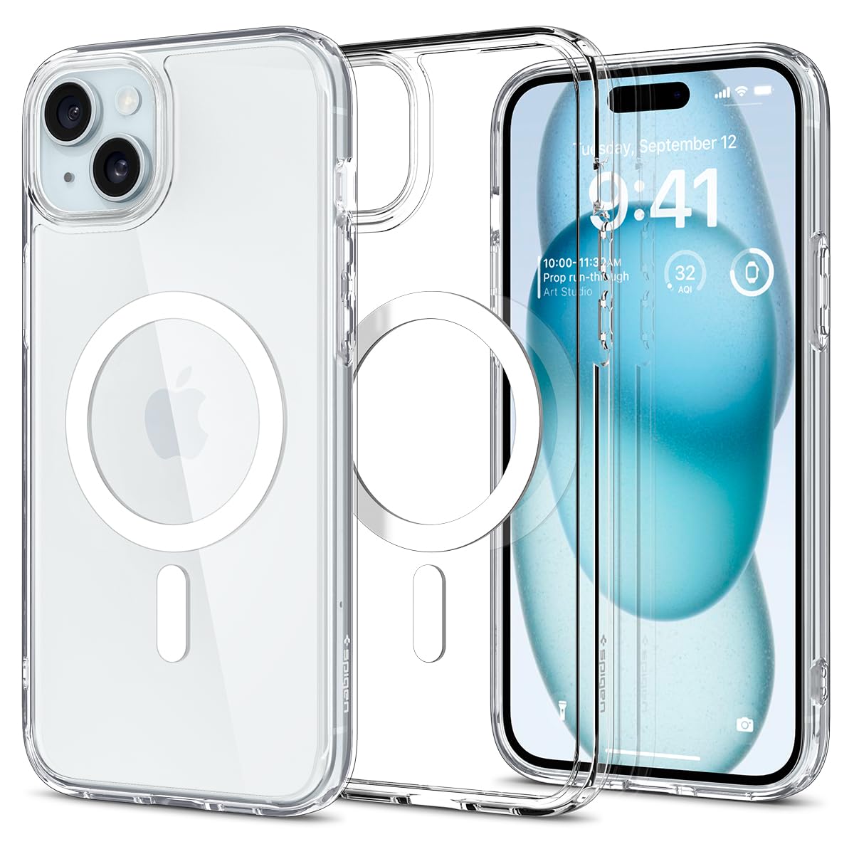 Spigen 【打ち立てる18年の科学技術力】 iPhone 15 容れもの MagSafe せつ然たる 耐衝撃 米軍MIL標準尺度手に入れる ストラップホール 黄変押さえ付ける 澄み切った ストラップホール 磁石積み上げる 2重社会システム 水晶体保護すること 擦りきず押しとどめる MagSafe ワ