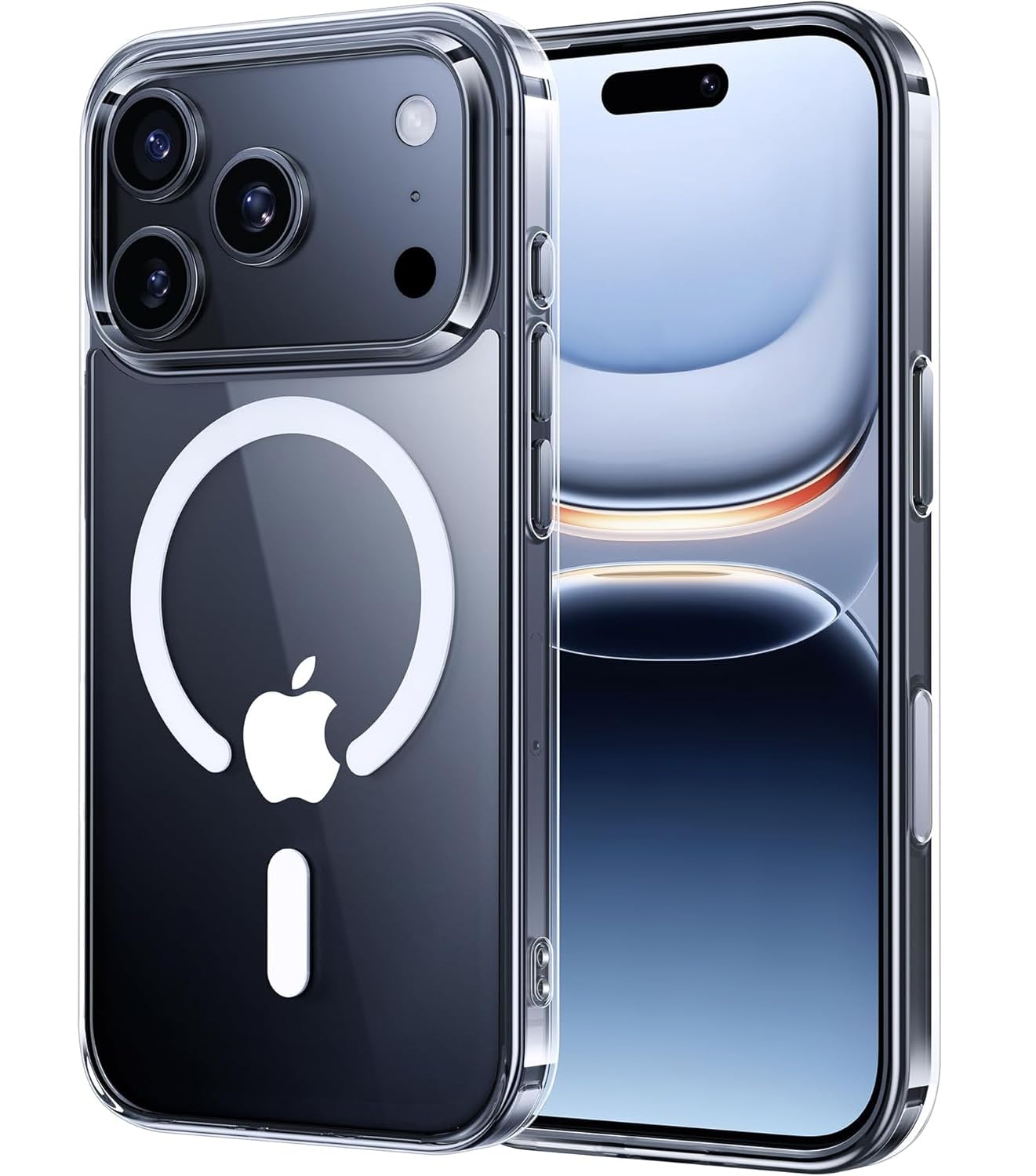 【米軍MIL規格・高精密MagSafe対応】Peerock iPhone 17 Pro Max 用 ケース クリア カメラコントロール対応 滑り止め 指紋防止 米軍MIL規格 耐衝撃 MagSafe対応 耐久性 カバー ストラップホール付き ワイ
