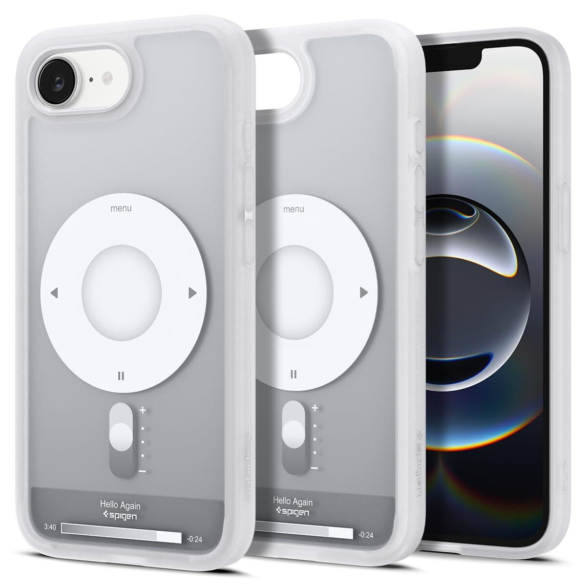 Spigen 【創業18年の技術力】 iPhone 16e ケース MagSafeアクセサリー対応 マグネット搭載 半透明 ストラップホール 立体的プリント 米軍MIL規格 ウルトラ・ハイブリッド・マグフィット ACS09147 (ク|WES STORE