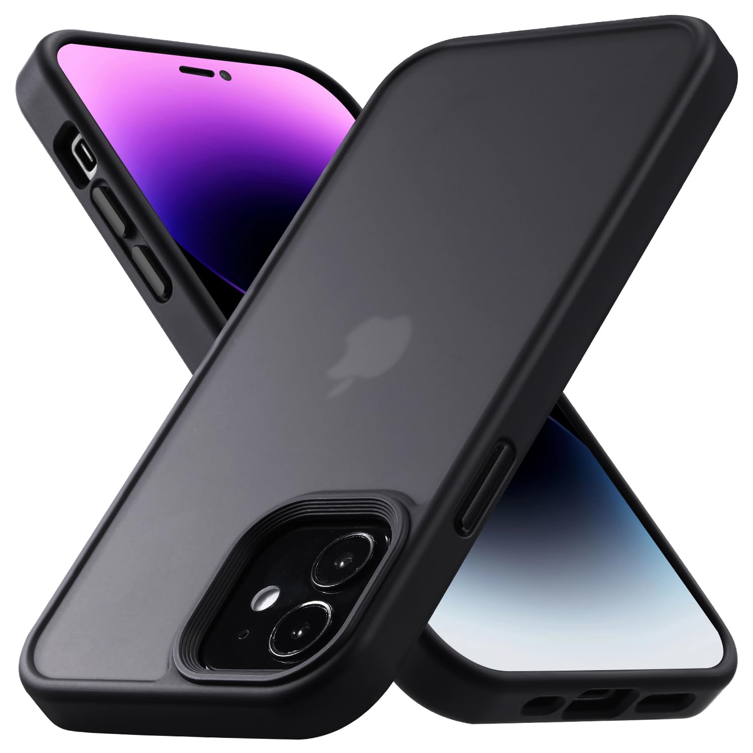 COSOIK iPhone 12 /iPhone 12 Pro 用 ケース 耐衝撃 滑り止め 指紋防止 米軍MIL規格 マット仕上げ ストラップホール付き SGS認証 黄変防止 耐久性 カバー ワイヤレス充電対応 アイフォン いphone 12/12pro