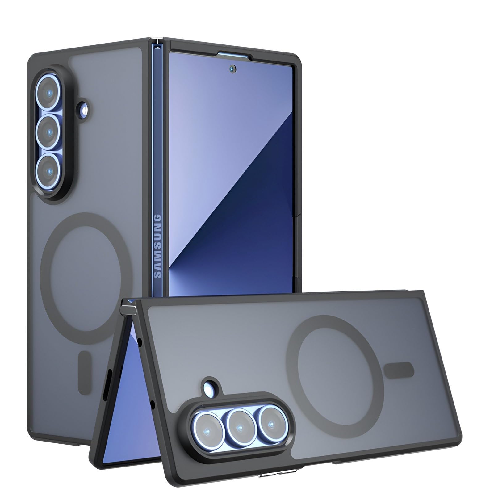 Voltup スマホケース Galaxy Z Fold 8 Ultra 専用 マグネット搭載 車載ホルダー対応 軽量 耐衝撃|WES STORE