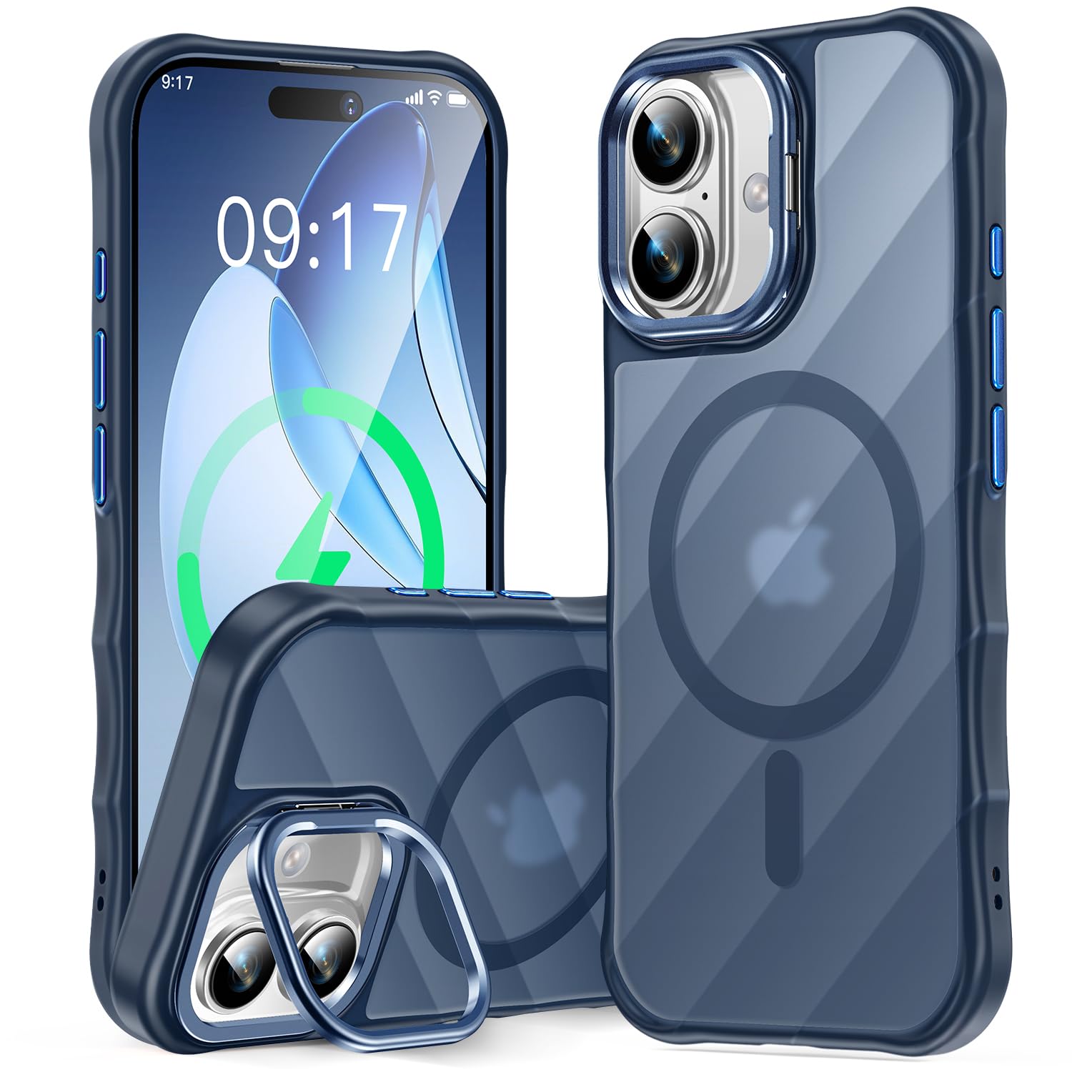 【 カメラコントロールカバー 隠れスタンド】 iPhone 16 ケース MagSafe対応 調整可能 2層構造カメラ保護 ワイヤレス充電 3倍米軍MIL規格 耐衝撃 傷防止 軽量 マグネットスマホケース 高耐久性 Qi2｜WES STORE 8,429円