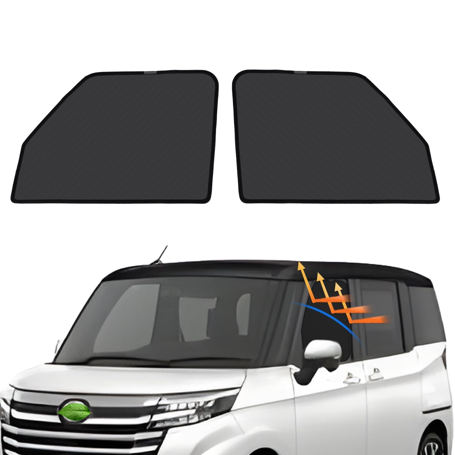 CARTIST トヨタに適合 ルーミー メッシュカーテン ROOMY M900A/M910A型 サンシェード サイド マグネット式 防虫ネット UVカット 日よけ 簡単着脱 遮光 断熱 クリップ付き 日本語説明書付き アクセサ｜WES STORE