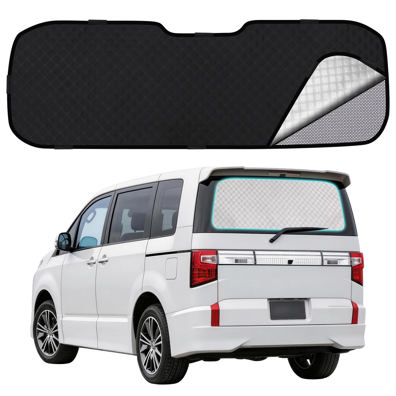 ZATOOTO 三菱 デリカ D5専用 サンシェード 軽自動車 リアウィンドウ用|WES STORE