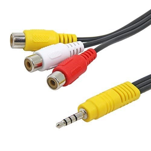 楽天市場 Avケーブル Rca ステレオミニ 変換 Wuernine 4極ミニプラグ ピンプラグ ビデオケーブル 3 5mm 17cm オス3メス カーナビ ドラレコ バックカメラ テレビ カロッツェリアなど オーディオ 映像コード 赤 白 黄 1本 Wes Store