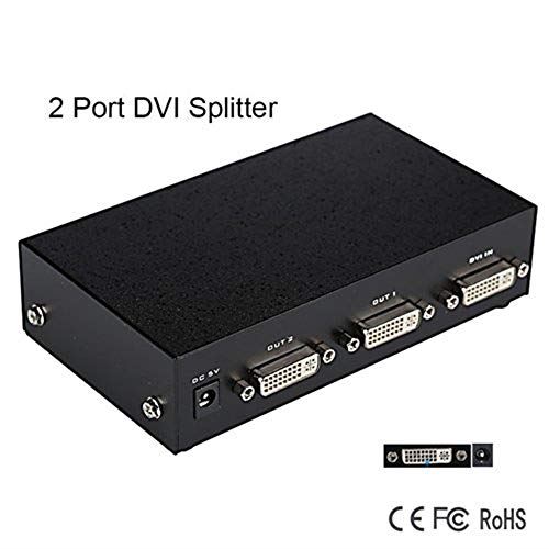 ES-Tune DVI分配器　1入力2出力　ハイビジョン　HD　DVIセレクタ　HDCP対応　 タンデム接続可能 2分配