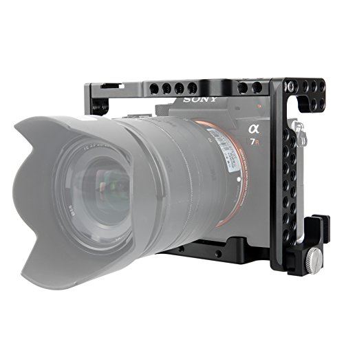 NICEYRIG カメラケージ Sony A7 / A7III / A7MIII / A7RIII / A7RII / A7SII / A7II / A7S / A7Rカメラ専用ケージ HDMIケーブルロッククランプ付き DSLR装備 撮影アクセサリー DSLR装備 ー140