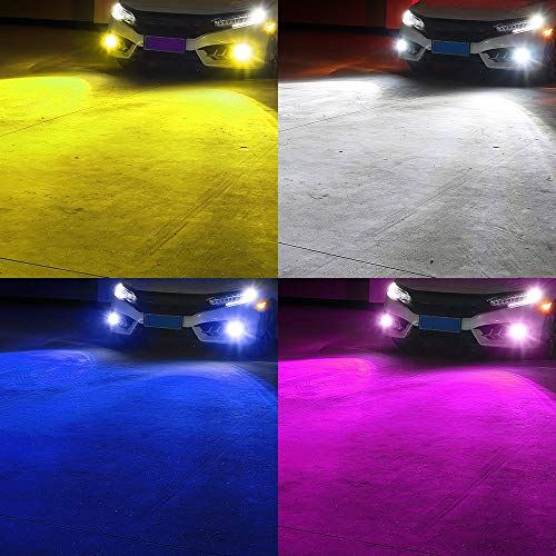 楽天市場 Catland 車用 Led フォグランプ H3 フォグ Ledバルブ イエロー ホワイト ブルー ピンク 4色 切り替え フォグライト ヘッドライト 汎用 Ledライト 黄色 3000k 白 6000k 青 フォグバルブ 12v 24v 高輝度 Cobチップ 3600lm 2 36w 2 ファン 冷却 2個セット Wes