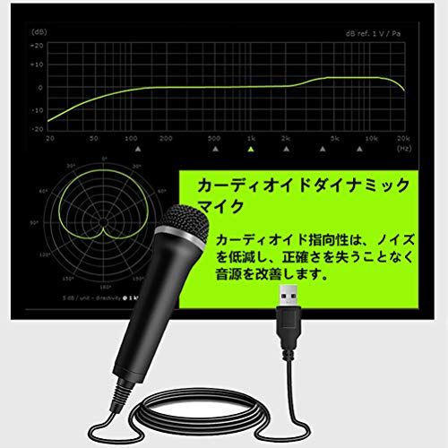 Switch 用 Usb マイク Nintendo ニンテンー Ps4 Ps3 Xbox One Xbox 360 Wii Wii U Pcに対応 マイク Geemee ブラック W