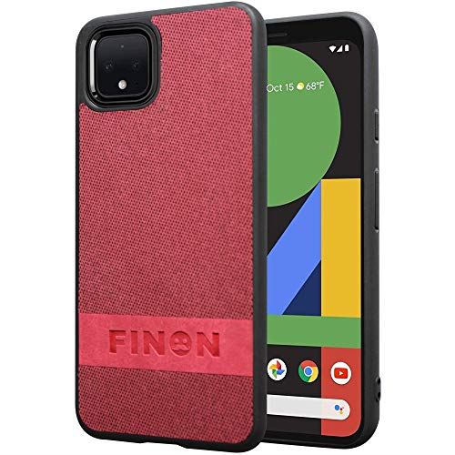 超美品 Finon スマホケース Google Pixel 4 Xl 専用 ケース カバー デザイン コットン モデル ケース素材 Pc Tpu コットン レザー シンプル 指紋防止 薄型 軽量 耐衝撃 ハイブリッドケース カラー レッド 春夏新色 Ylistus Info