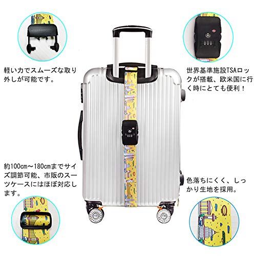 楽天市場 Stl スーツケースベルト Tsaロック搭載 一字型 長さ調節可能 荷物固定バックル 荷締めベルト 荷締バンド 旅行 出張 ブルー Wes Store