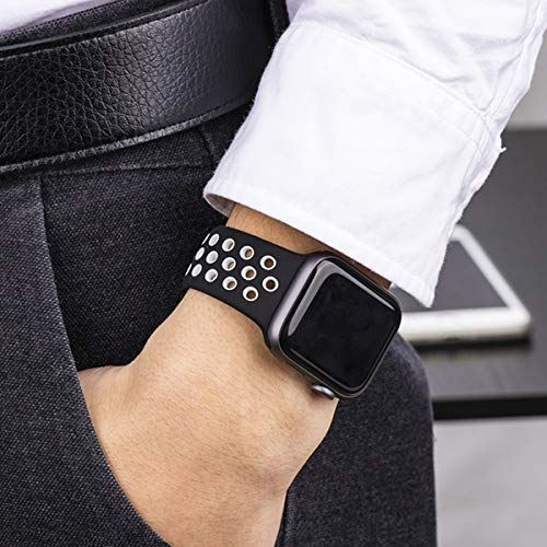 楽天市場 Mnbvcxz Apple Watch バンド 38mm 40mm 42mm 44mm 交換 ベルトステンレスミラネーゼループ プ アップルウォッチ バンド 互換iwatch Series 5 4 3 2 1 メンズレディースアップルウォッチ 42mm 44mm S M 2色セット 黒 白 黒 Wes Store