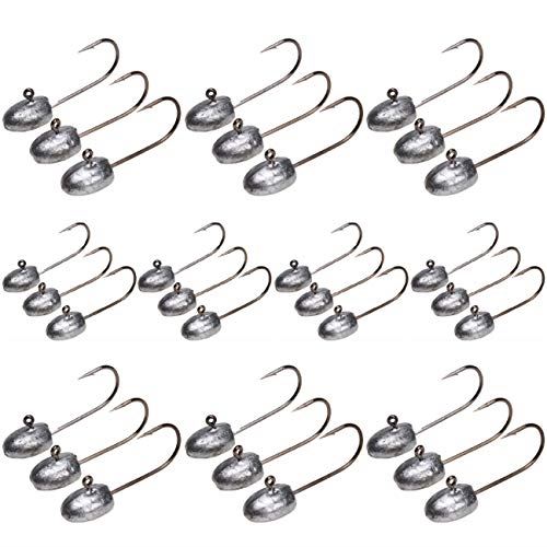 Hamilo ジグヘッド リードフック ロックフィッシュ アジング シーバス 釣り 80個セット Kanal9tv Com