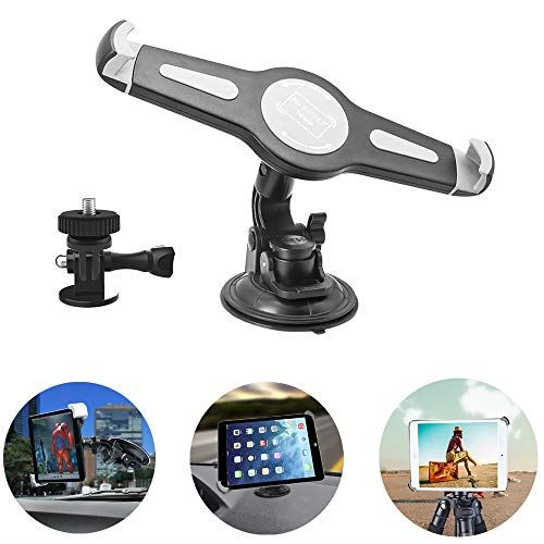 完売 Exshow 2 In 1車載ホルダー 吸盤式タブレット カメラ三脚マウント 車のフロントガラスとダッシュボード取り付けスタンド Ipad Pro 12 9 11 10 5 Ipad Air 5 4 3 2 Gopro Hero 9 8 7 6 5 4 3 3 2 1とカメラに対応w 最終値下げ Formebikes Co Uk
