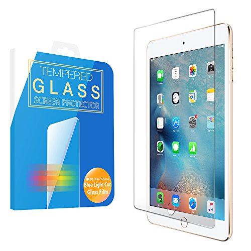 MS factory iPad mini 2019 mini5 mini4 ガラス フィルム ブルーライトカット 90% 旭硝子 強化ガラス 保護フィルム ガラスフィルム アイパッド ミニ 90日 保証 FD-IPDM4-BLUE-AB