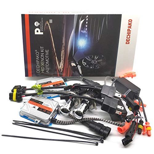 リレーレス付き DC12V 車用 防水 銀色バラスト 55W HIDキット フォグランプ/ヘッドライト 対応 (H4, 6000K)