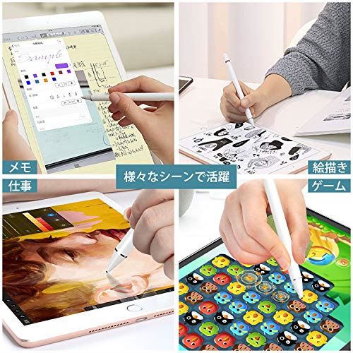 Cisirun 触る書きもの スタイラスペン 極細 Ipad Iphone Android 御洒落tel 錠調和 デジタルペン 眼球パッドペン 銅製ペン頂き 鞘付添 クォンティティ敏感性 ツムツム Usb載積定式 5分間オートマチックオフ 12年代機能 白人種 Acilemat Com
