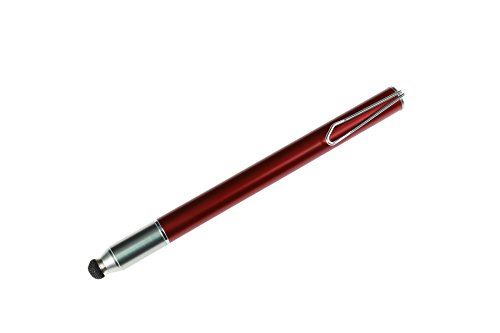 iPad/iPhone用スタイラスペン （タッチペン） Su-Pen P201S-T9NR（ネオン赤いこと/軽銀軸）