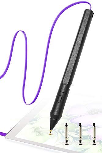 流行に タッチペン スタイラス タブレット Android タッチペン 筆圧感知 スタイラスペン Sonarpen ソナーペン イラスト Purple 替え芯セット 対応 Ipad 初代 Nouvellecoquette Com