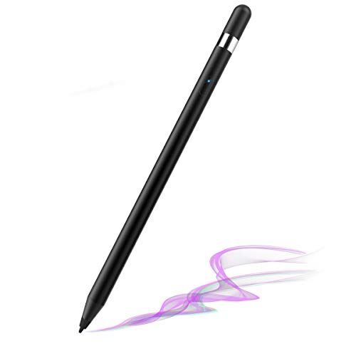 最高の品質の スタイラスペン タブレット スマホ 極細 タッチペン Ipad 黒 ブラック 極細ペン先1 3mm ペンシル Apple 10時間稼動 Usb充電式 ツムツム 高感度 Android Iphone Vmb08bxhdb8w Jukeboxdiner Com