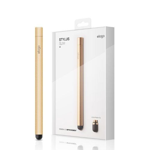 elago Stylus Slim タッチペン (ゴールド) シャンパンゴールド