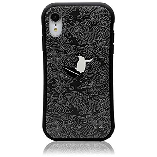 Mrlab Iphonexr アイフォンxr ケース 和柄 海かっこいい 黒 674 宅配