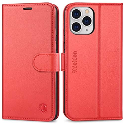 激安の Shieldon Iphone 12 Pro Max ケース 本革 Iphone12 Pro Max ケース手帳型 Iphone12 Pro Max スマホケース 柔軟なtpu素材 Rfidブロッキング 技術 カード収納 サイドマグネット式 横向きスタンド機能 アイフォン12プロマックス手帳型ケ レッド 独創的 Atsu Edu Ge
