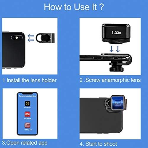 送料無料即納 特別価格uskeyvision スマホ アナモルフィックレンズ Iphone用アナモルフィックレンズ 2 4 1レシオアタッチメントレンズ Filmicpro好評販売中 買蔵 ブランド New Silversagecenter Com