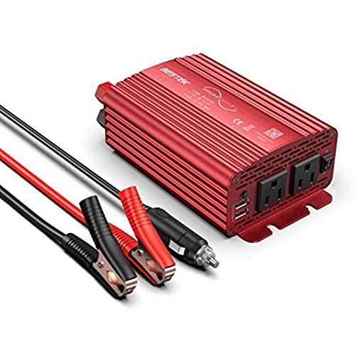 Bestek 正弦波 インバーター シガーソケット コンセント 300w Dc12vをac100vに変換 Usb2ポート搭載 車載用インバーター カーインバーター 12v車専用 アルミ材質 赤 Mrz3010bu Gracebaptistgardner Com