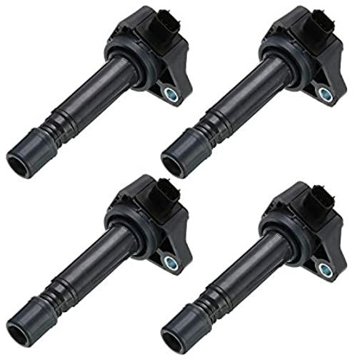 GzYcsFocusqp【4本セット】イグニッションコイル ホンダ（HONDA） クロスロード RT1 RT2 RT3 RT4 ステップワゴンスパーダ RK5 RK6 等に適合 ダイレクトイグニッションコイル 30520-RNA-A01 ...