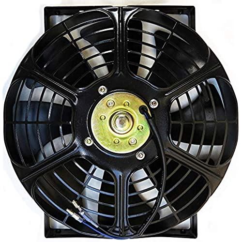 （mind items） 10インチ 汎用 薄型 電動ファン プル式 吸風式 12V 自動車用｜WES STORE