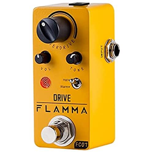 FLAMMA FC07 オーバードライブ エフェクト ペダル ミニ エレキギター ペダル ポータブル トゥルー バイパス