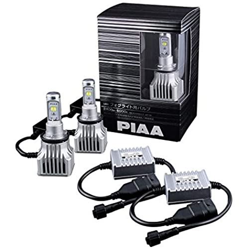 PIAA (ピア) LEDフォグライトバルブ 2400lm 6000K H8/H11/H16 ホワイト 12V16W LEF102 【簡単取付】