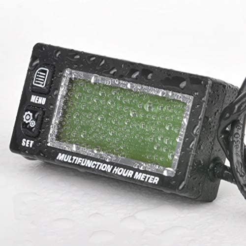 タコメーター バイク 車用 スピードメーター デジタルタコメーター リセット可能 アワーメーター 液晶盤led 高精度