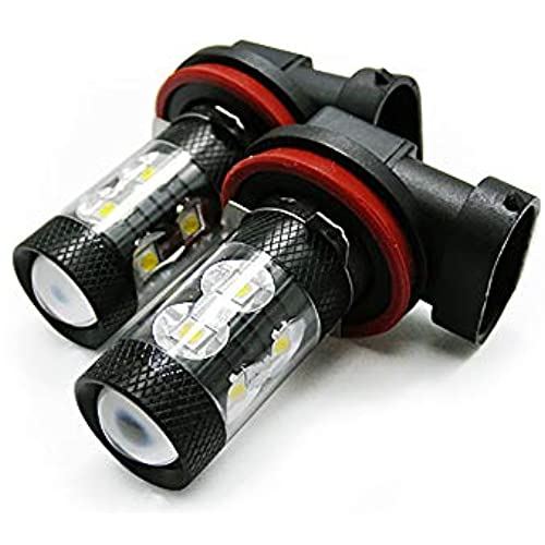 楽天市場信玄 LED フォグランプ 専用 H8 H11 H16 SMD 50W ホワイト 2個セット 爆光WES STORE