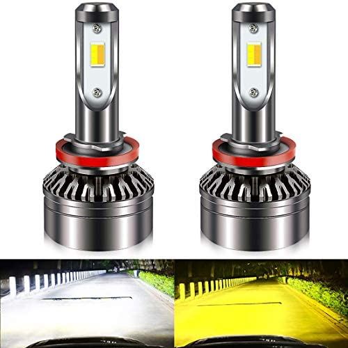 【令和最強 爆光 】Feison led 2色切り替え カラーチェンジ バルブ フォグランプ専用 H8/H11/H16 2個1セット ホワイト イエロー 12V車用 13,617円