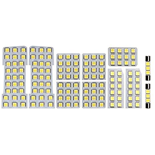 10系 アルファード 専用設計 純白 ホワイト LED ルームランプ 11点セット ANH10W/MNH10W/ATH10W 前期/後期 対応 7000K