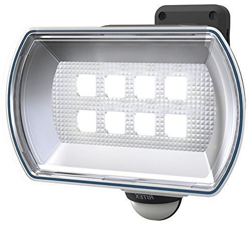 ムサシ RITEX 無償性腕式LED検出器ともし火(4.5W広広とした) 「蓄電池式」 防雨型 LED-150
