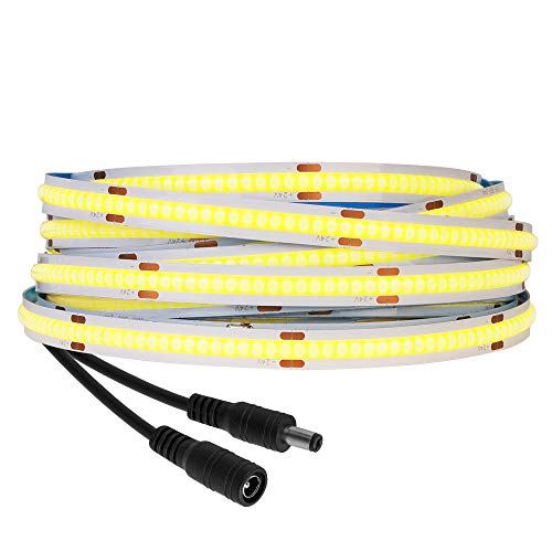 65 Off 送料無料 Btf Lighting Fcob Cob Ledテープライト フレキシブル 高密度 5m 360leds M 1800leds 昼光色 6000k ストリップライト Dc24v 50w 調光可能 Fucoa Cl